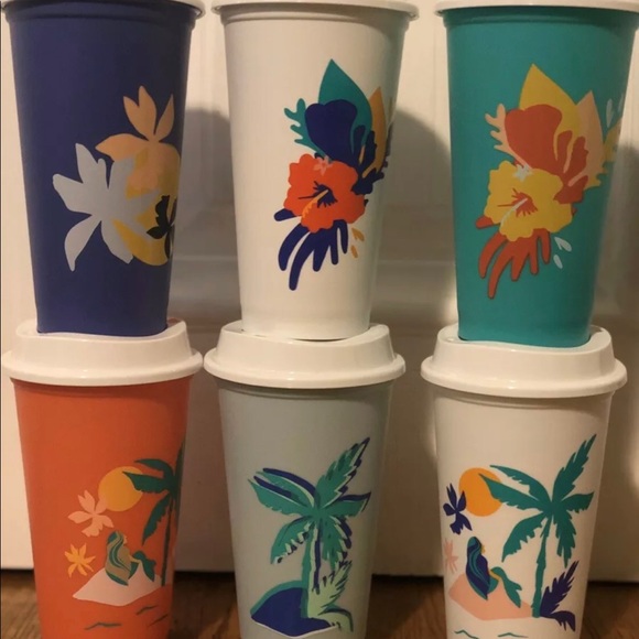 Starbucks Reusable Hot Cups Summer 2020 NEW - Picture 5 of 5